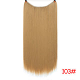 Long Wavy Women Hairstyle 6 Clips In Hair Extension Heat Resistant Synthetic