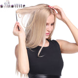 20 inch Invisible Wire No Clip One Piece Halo Hair Extension flip in false hair  for women