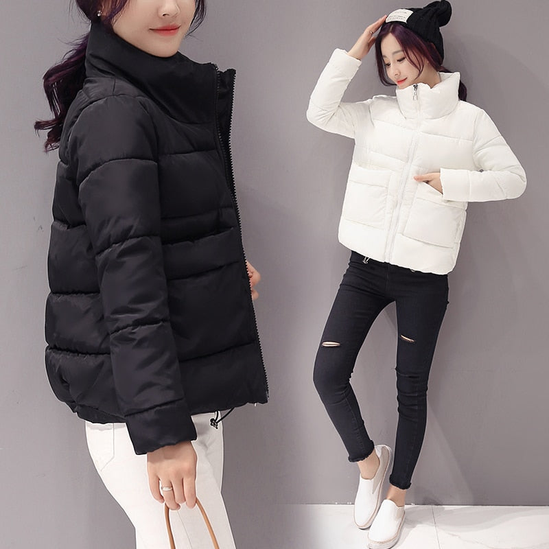 Fashion Short Style Cotton padded Parkas Coat