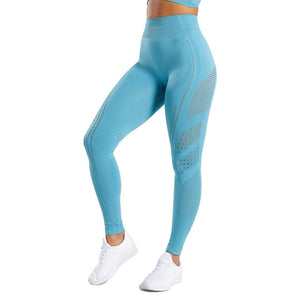 Women Seamless Yoga Sets Workout  Sport Suit Gym Clothing 2 Pieces