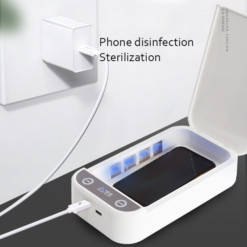 Portable UV Light Phone Sterilizer Box Jewelry Sanitizer Disinfection