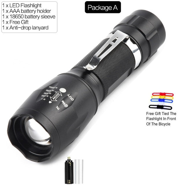 Portable UV LED Flashlight 2 in 1  Light Ultraviolet Torch Urine Detector