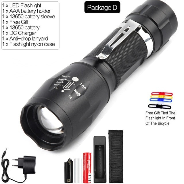 Portable UV LED Flashlight 2 in 1  Light Ultraviolet Torch Urine Detector