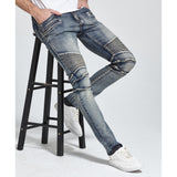 2017 Men Jeans Design Biker Skinny Strech Casual Pants For Men Good Quality H1703