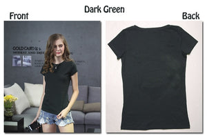 High Quality 18 Color S-3XL Plain Women T-Shirt Cotton Elastic Basic