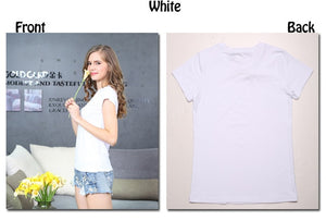 High Quality 18 Color S-3XL Plain Women T-Shirt Cotton Elastic Basic