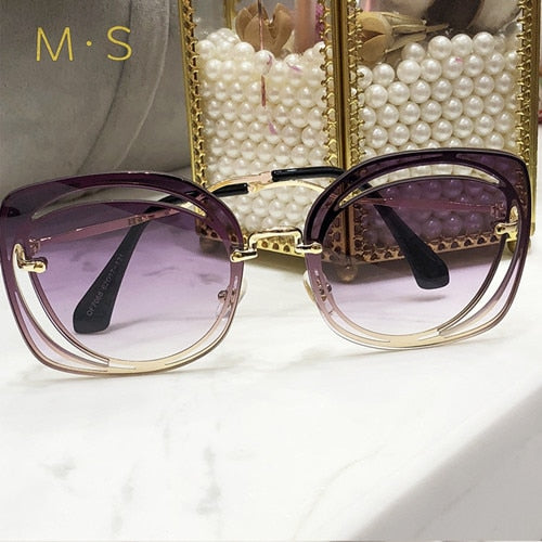 Luxury  Classic Eyewear Female Sunglasses