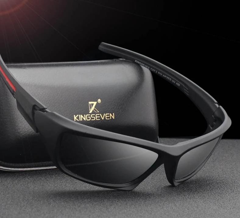 KINGSEVEN Fashion Polarized Sunglasses Men Luxury Designer Vintage Driving Sun Glasses Male Goggles Shadow UV400