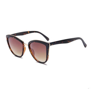 Cateye Sunglasses Women Vintage Gradient Glasses Retro Eyewear UV400