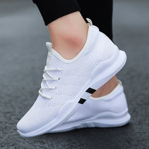 Fashion Men Casual Shoes Lace-Up Breathable Sneakers for Male