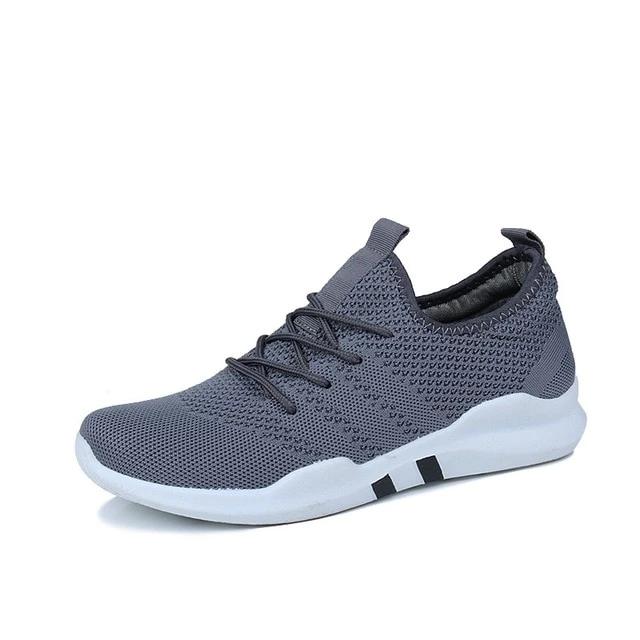 Fashion Men Casual Shoes Lace-Up Breathable Sneakers for Male