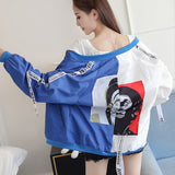 New Women's Basic Jacket Fashion Thin Girl Windbreaker Outwear Bomber  Baseball Women Coat