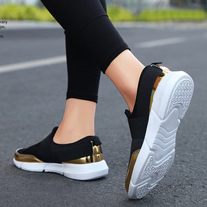 Women Slip On Loafers Casual Comfortable Flats Female  Stretch Shoes