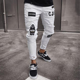 Men's Fashion Vintage Ripped Jeans