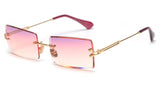 Women Peekaboo small rectangle sunglasses