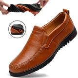 Genuine leather Comfortable Men Casual Shoes