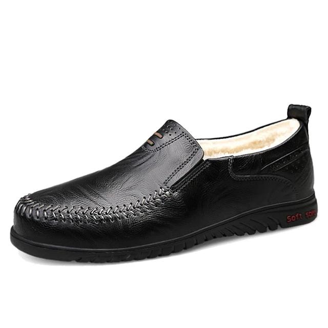 Genuine leather Comfortable Men Casual Shoes