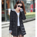 Women winter hooded warm coat