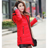 Women winter hooded warm coat