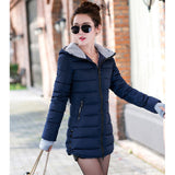 Women winter hooded warm coat