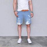 Men's Cotton Vintage Hole Cool Pants