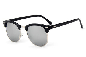 Half Metal Fashion Sunglasses for Men and Women