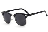 Half Metal Fashion Sunglasses for Men and Women