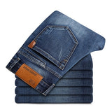 New Mens Fashion Black Blue Jeans