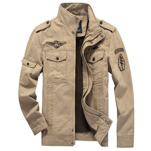 Cotton Military Jacket Men Soldier