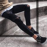 Fashion Men Ripped Skinny Jeans For Men