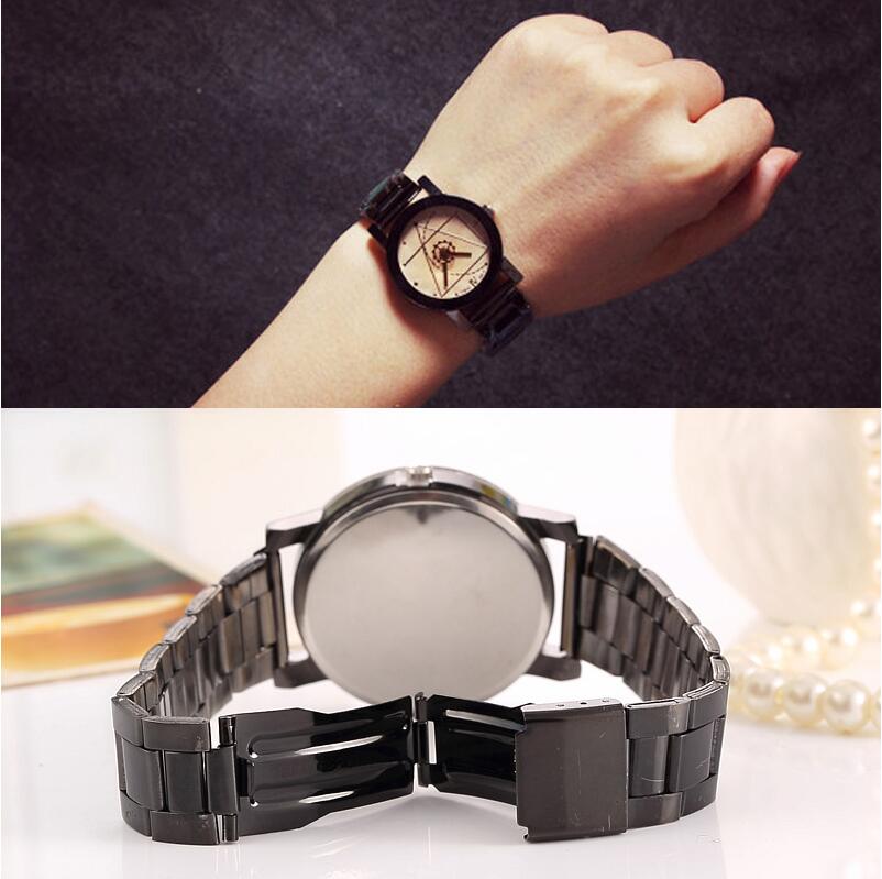 New luxury Watch Fashion Stainless Steel Quartz Analog Watch for men