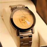 New luxury Watch Fashion Stainless Steel Quartz Analog Watch for men