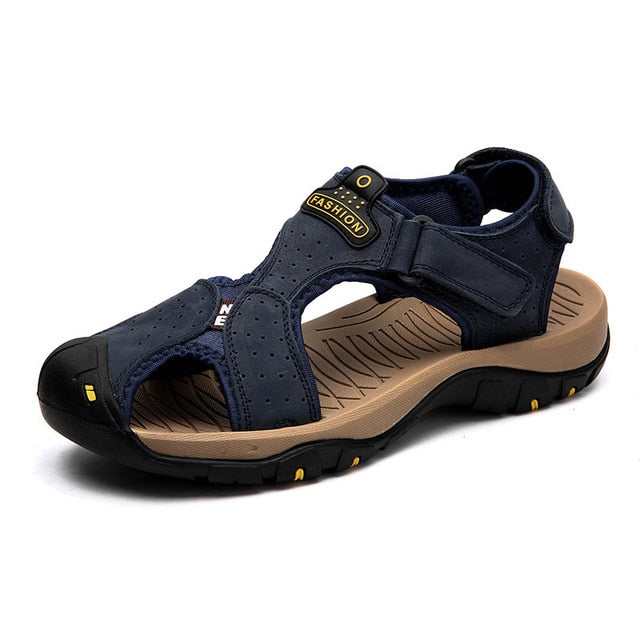 ZUNYU 2019 New Male Shoes Genuine Leather Men Sandals Summer Man Fashion Outdoor Casual Sneakers