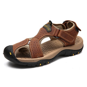 ZUNYU 2019 New Male Shoes Genuine Leather Men Sandals Summer Man Fashion Outdoor Casual Sneakers