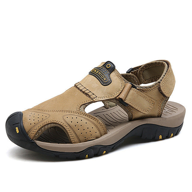 ZUNYU 2019 New Male Shoes Genuine Leather Men Sandals Summer Man Fashion Outdoor Casual Sneakers