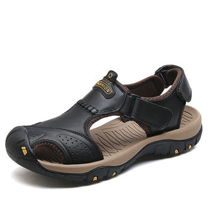 ZUNYU 2019 New Male Shoes Genuine Leather Men Sandals Summer Man Fashion Outdoor Casual Sneakers