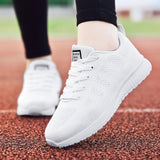 Women Casual Shoes Fashion Breathable Walking Mesh Flat Sneakers Gym Vulcanized Tenis for ladies