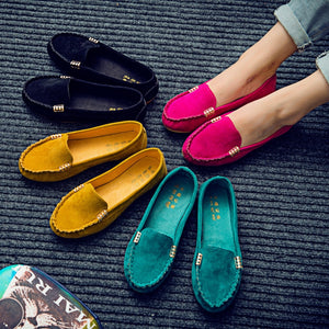 Women Flats Shoes 2019 Loafers Candy Color Slip on Flat Shoes Ballet Comfortable For ladies