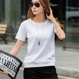 Female Soft Cotton Women Tops Tees Shirts