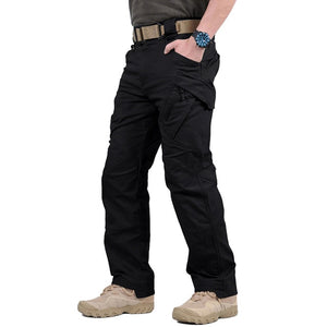 Tactical Pants Army Military Style Cargo Pants Men  IX9 Combat Trousers Casual Work Trousers SWAT Thin Pocket Baggy Pants