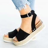 Women Sandals Plus Size Wedges Shoes For High Heels