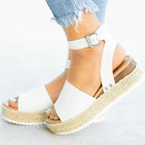 Women Sandals Plus Size Wedges Shoes For High Heels