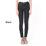 High Waist Jeans for Woman withElastic plus size Stretch washed denim skinny pencil pants