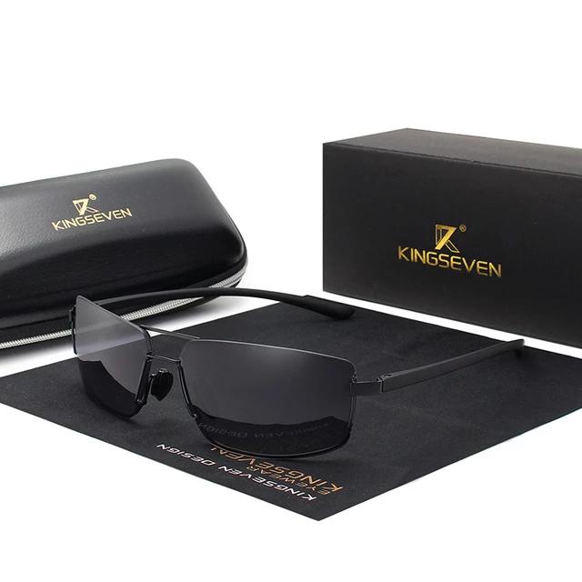 Men Driving Square Frame Sun Glasses