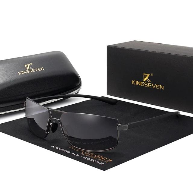 Men Driving Square Frame Sun Glasses