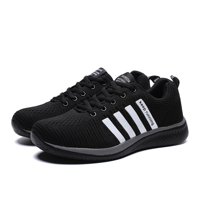 Fashion Men Casual Shoes Lac-up Mesh Lightweight Sneakers