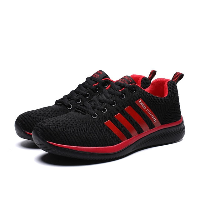 Fashion Men Casual Shoes Lac-up Mesh Lightweight Sneakers