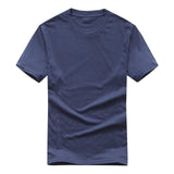 New Solid color T-Shirt Mens Black And White 100% Cotton