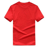 New Solid color T-Shirt Mens Black And White 100% Cotton