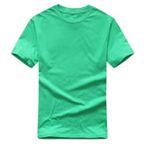 New Solid color T-Shirt Mens Black And White 100% Cotton